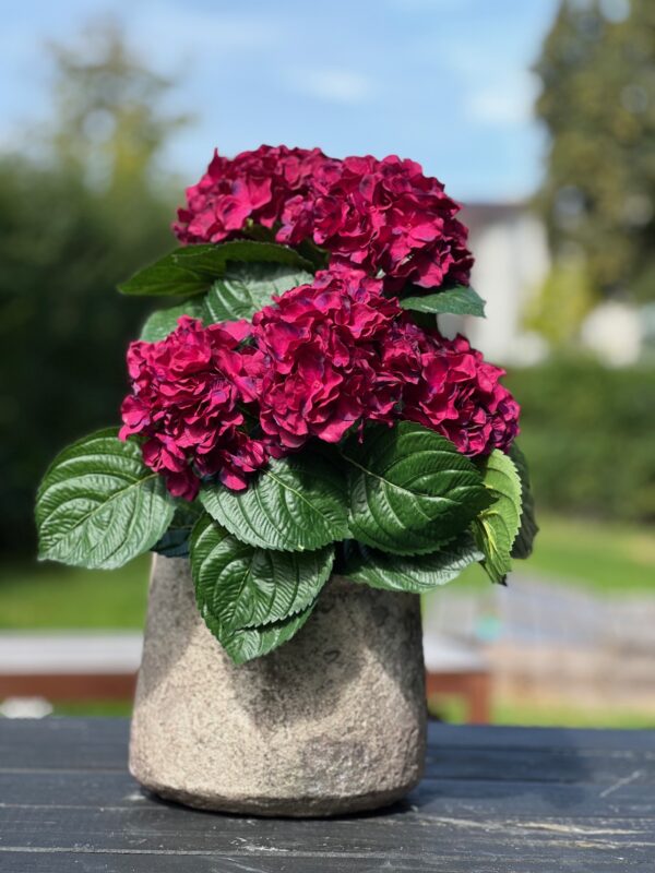 kunstig Hortensia i potte